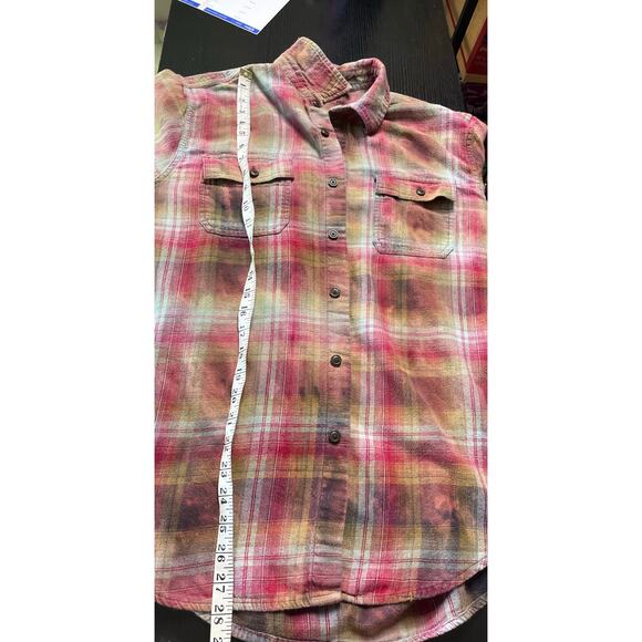Reworked/upcycled flannel shirt - Picture 5 of 7